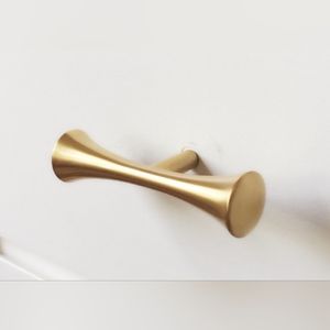 Mid-Century Modern Satin gold Cabinet Knob.